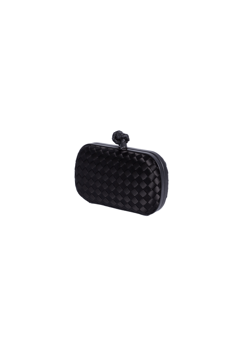 INTRECCIATO SATIN KNOT CLUTCH