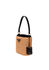 RAFFIA PANIER BUCKET BAG