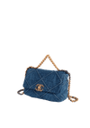 19 FLAP SMALL BAG DENIM