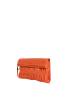 MATELASSÉ ZIP FLAP CLUTCH BAG