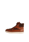 LEATHER HIGH-TOP SNEAKERS 42