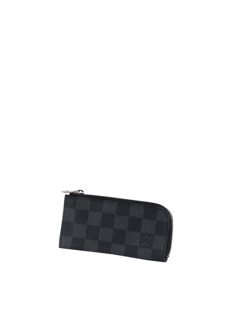 DAMIER GRAPHITE KEY HOLDER