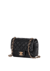 MINI SQUARE CLASSIC SINGLE FLAP LAMBSKIN