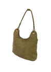 CROCODILE EMBOSSED SHOULDER BAG