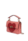 MEDIUM HEART ROCKSTUD SHOULDER BAG