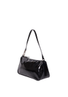 PATENT LEATHER GANCINI SHOULDER BAG