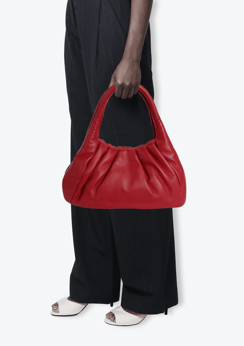 LEATHER HOBO BAG