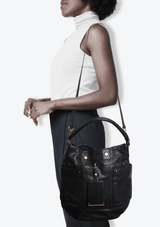 LEATHER SHOULDER BAG