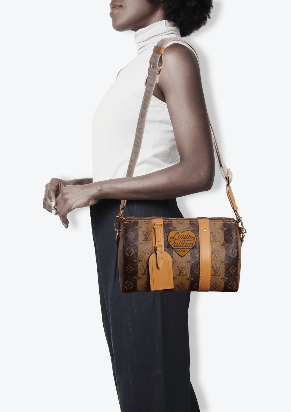 BOLSA LOUIS VUITTON X NIGO MONOGRAM REVERSE STRIPES CITY BOLSA LOUIS VUITTON X NIGO MONOGRAM REVERSE STRIPES CITY