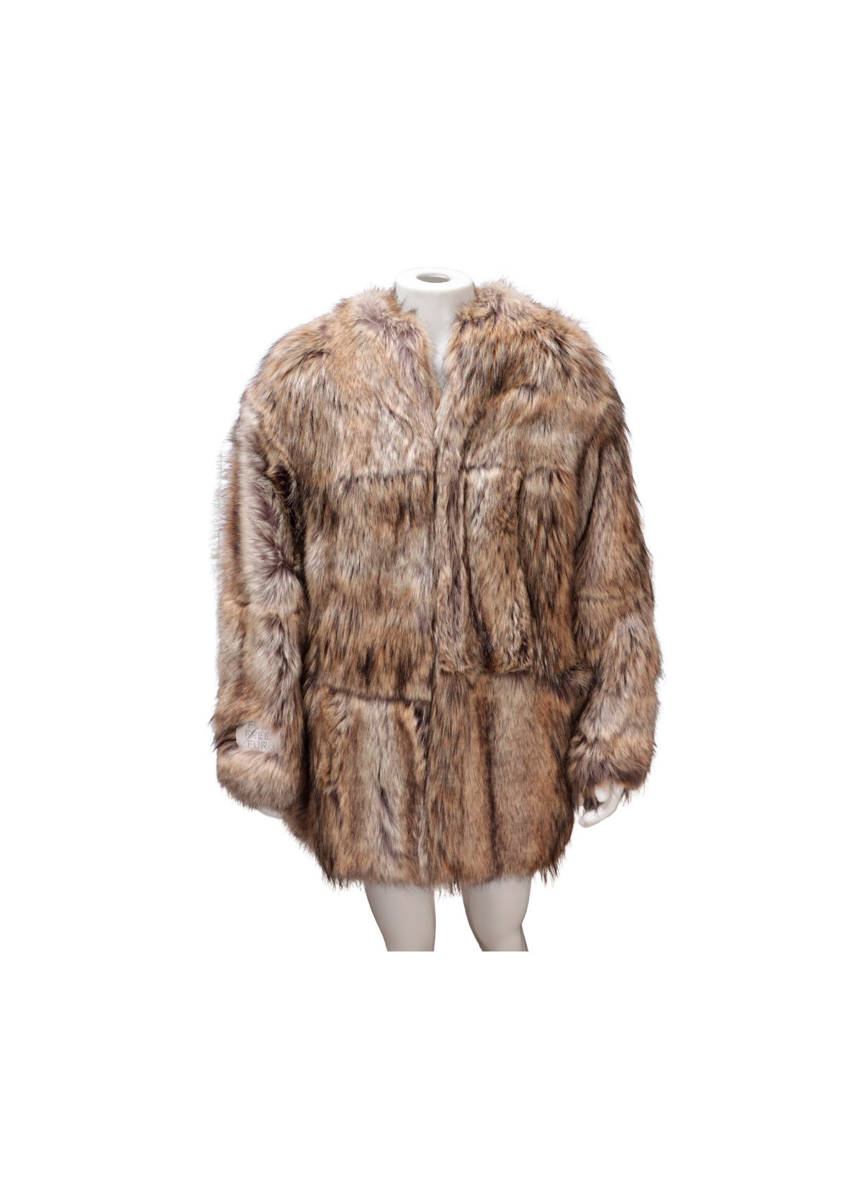 ELINA FAUX FUR COAT 36