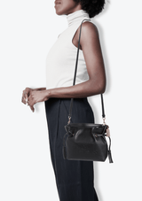 LEATHER BUCKET BAG