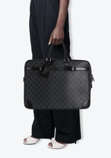 DAMIER GRAPHITE OVERNIGHT BRIEFCASE