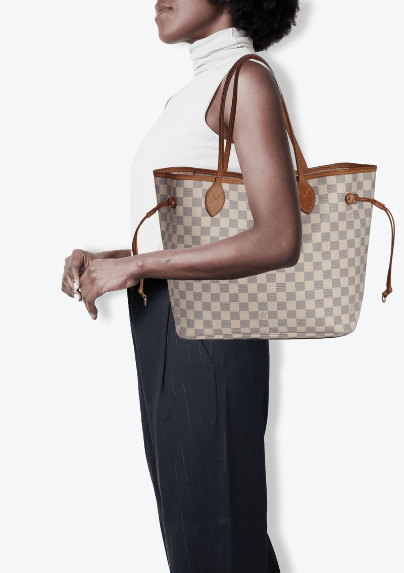 DAMIER AZUR NEVERFULL MM