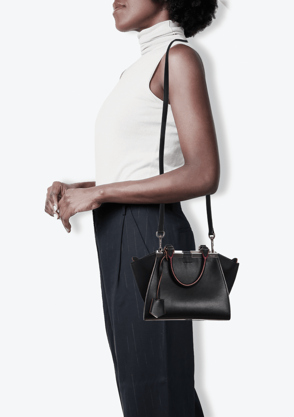 BOLSA FENDI 3JOURS TOTE PRETO ORIGINAL – Gringa