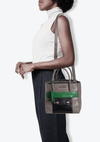 COLORBLOCK TWIN POCKET TOTE