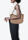 CHIC TALL SHOPPING TOTE CAVIAR