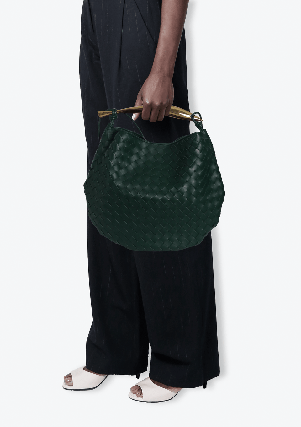 バッグ BOTTEGA VENETA INTRECCIATO LEATHER BAG BOLSA BOTTEGA VENETA INTRECCIATO MEDIUM ANDIAMO BAG BEGE ORIGINAL