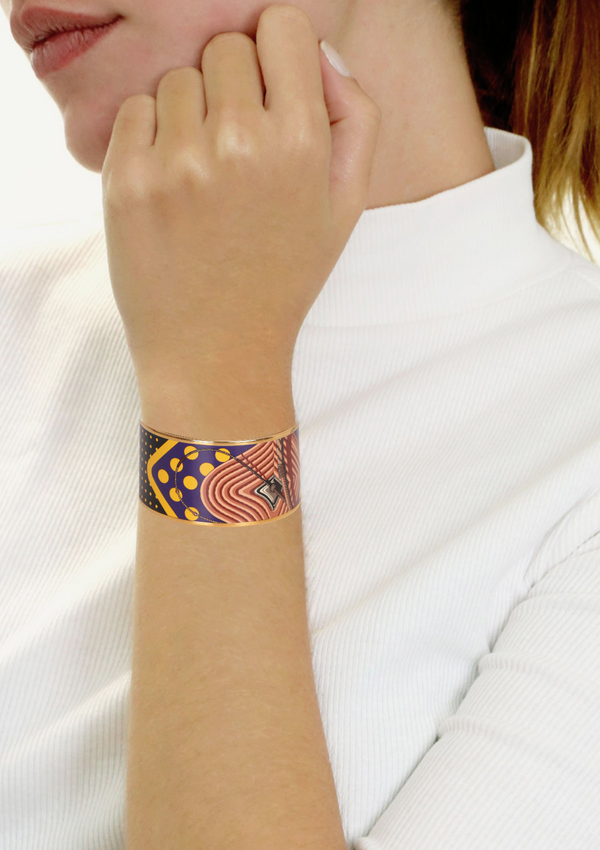 EXTRA WIDE ENAMEL BANGLE