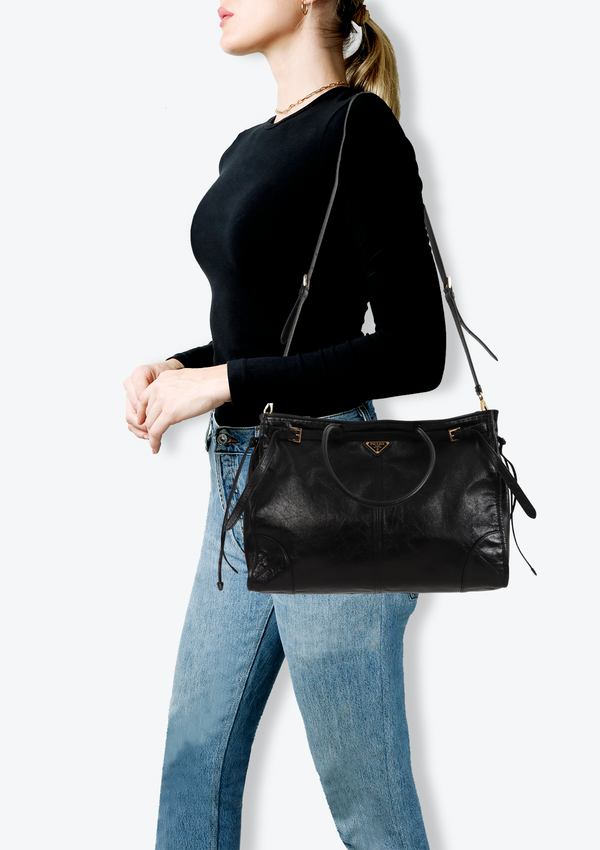 XL BONNIE LEATHER HANDBAG
