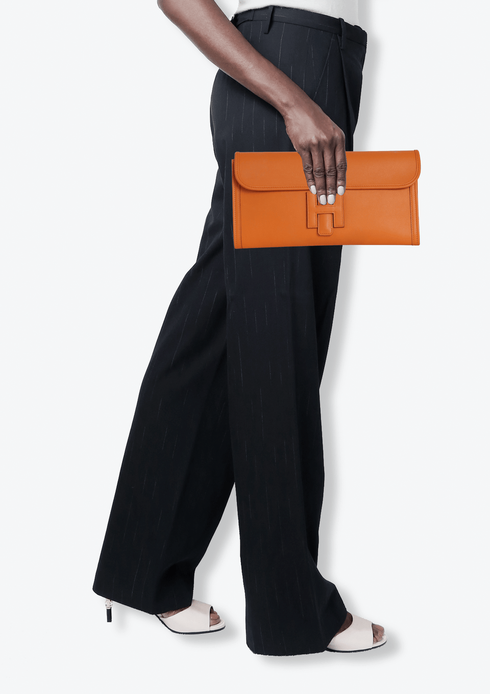 BOLSA HERMÈS SWIFT JIGE ELAN 29 LARANJA ORIGINAL – Gringa