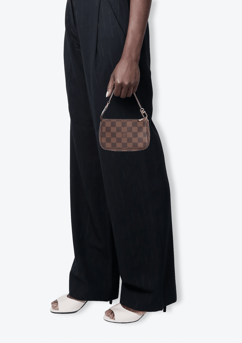 DAMIER ÉBÈNE POCHETTE ACCESSOIRES MINI