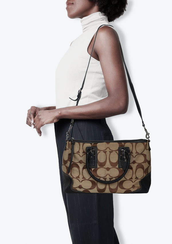 SIGNATURE SATCHEL BAG