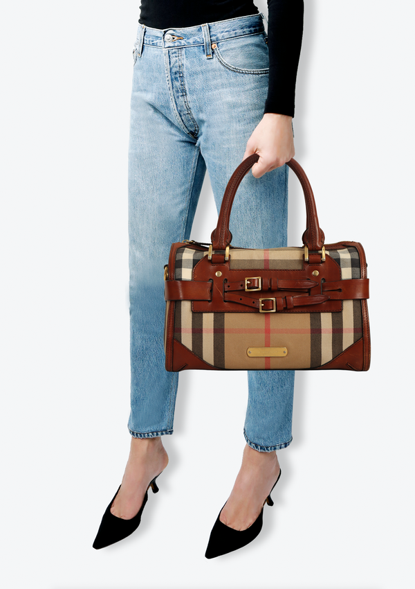 HOUSE CHECK ALCHESTER BRIDLE BOWLING BAG