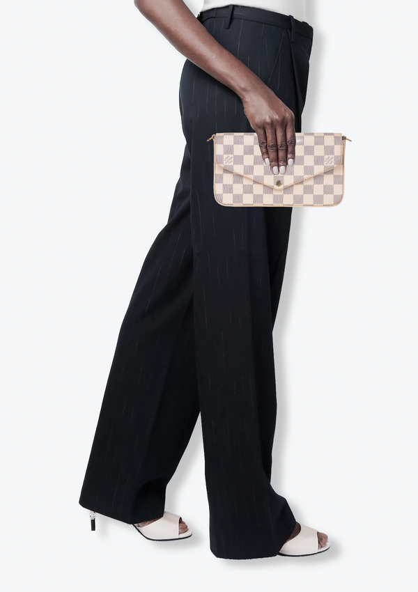 DAMIER AZUR POCHETTE FELICE