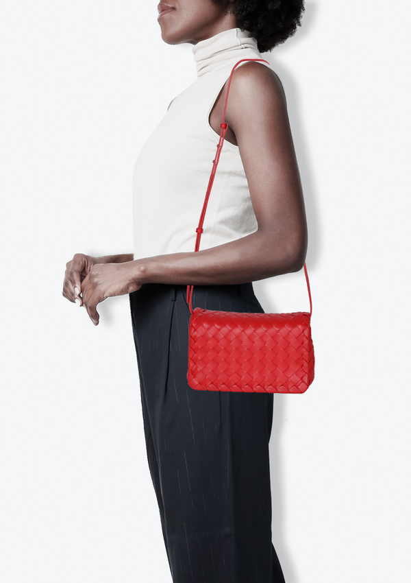 SMALL INTRECCIATO FULL FLAP BAG