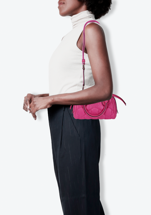 GG STITCHED MATELASSÉ MINI HANDLE BAG