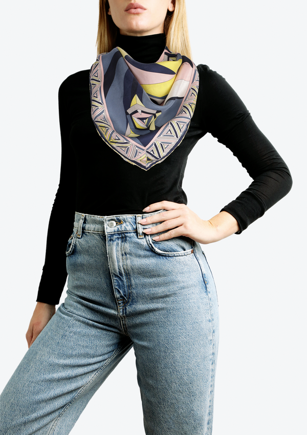 PRINTED SILK SCARF