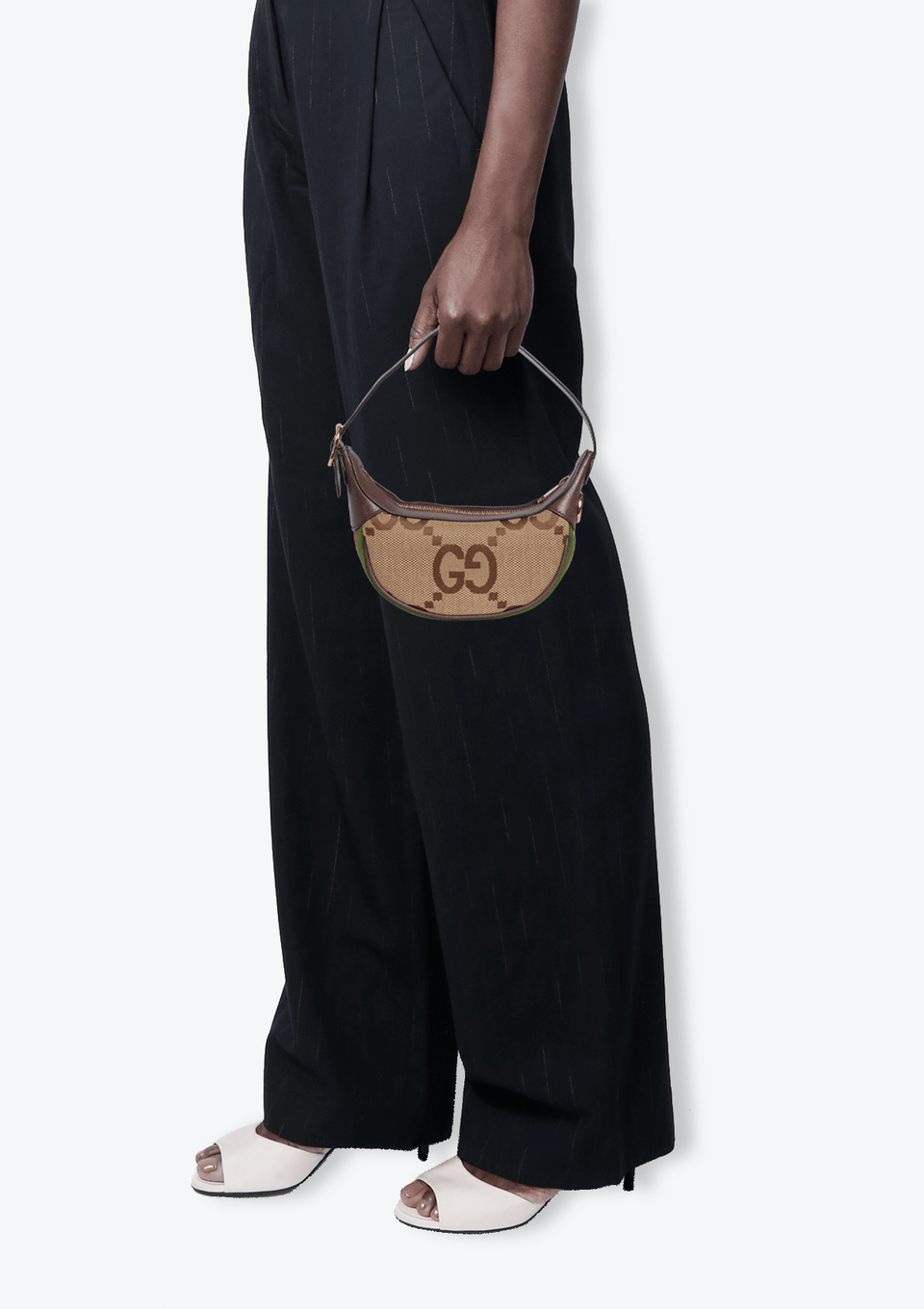 BOLSA GUCCI OPHIDIA JUMBO GG MINI BAG MARROM ORIGINAL – Gringa