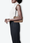 STUDDED GLACE FLAP BAG