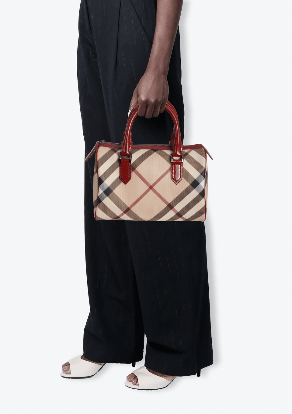 BOLSA BURBERRY NOVA CHECK BOSTON BAG BEGE ORIGINAL – Gringa BOLSA BURBERRY NOVA CHECK BOSTON BAG BEGE ORIGINAL – Gringa