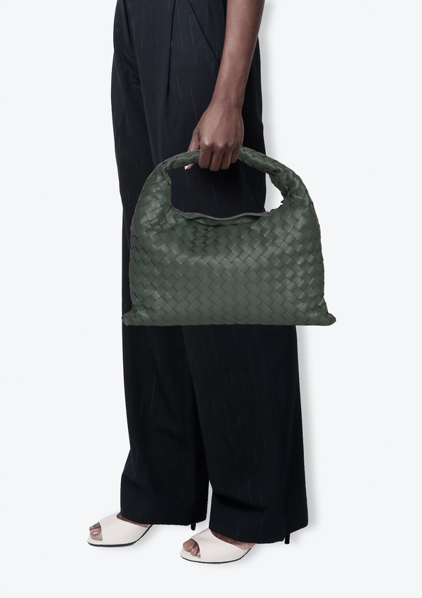 SMALL INTRECCIATO HOP BAG