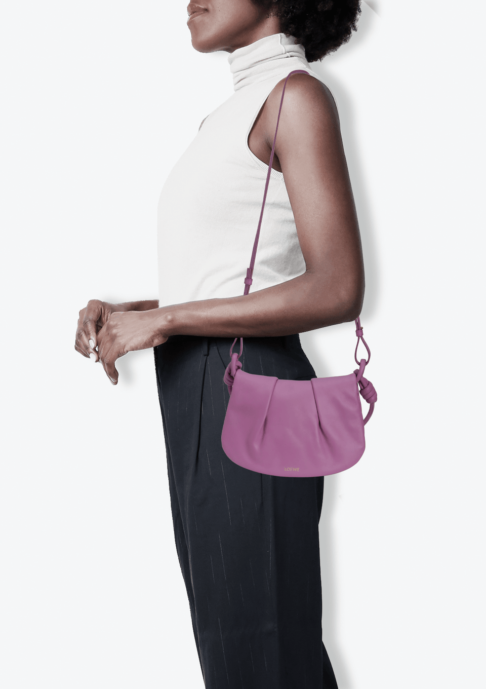 BOLSA LOEWE PASEO CROSSBODY BAG ROXO ORIGINAL – Gringa