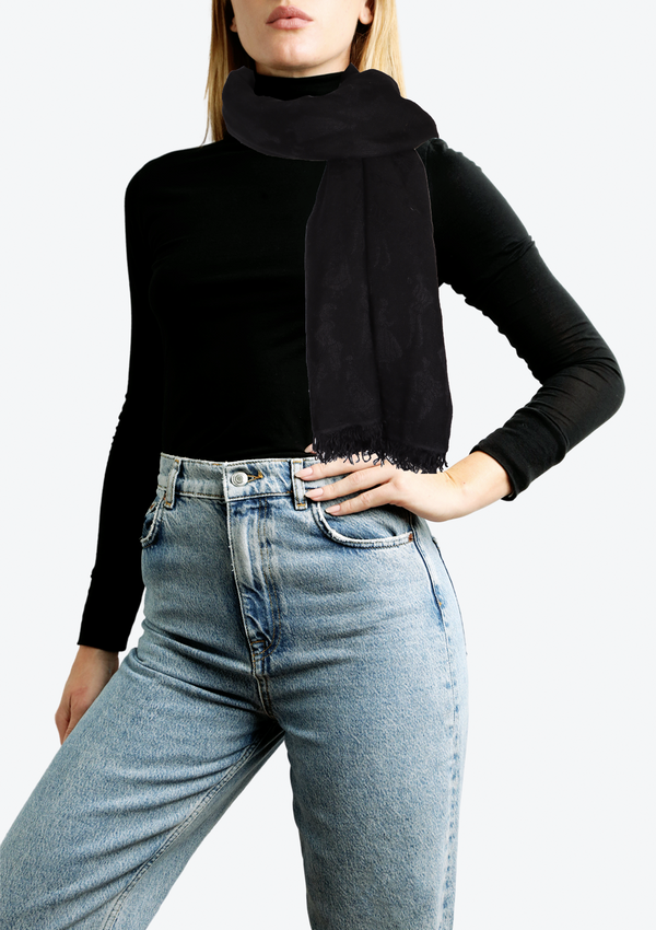 WOOL SILK SHAWL
