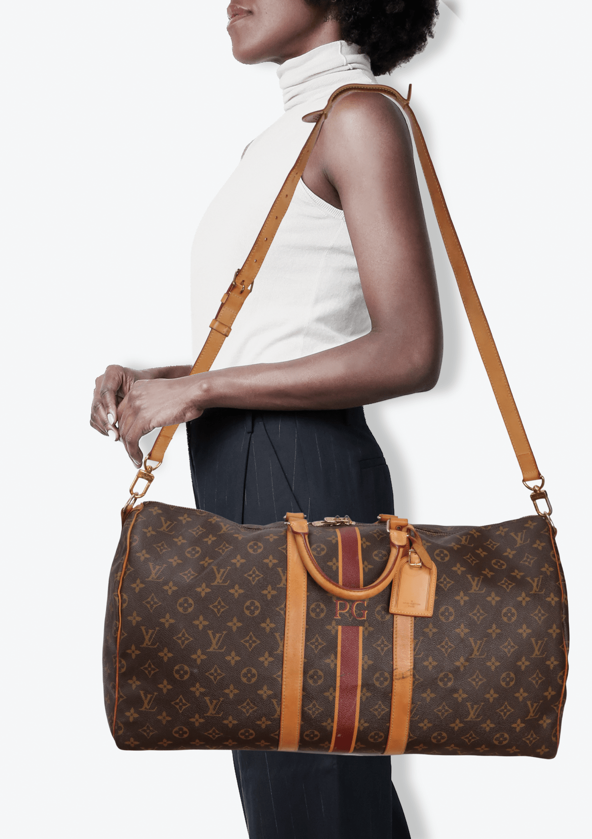 MONOGRAM KEEPALL 55 BANDOULIÈRE