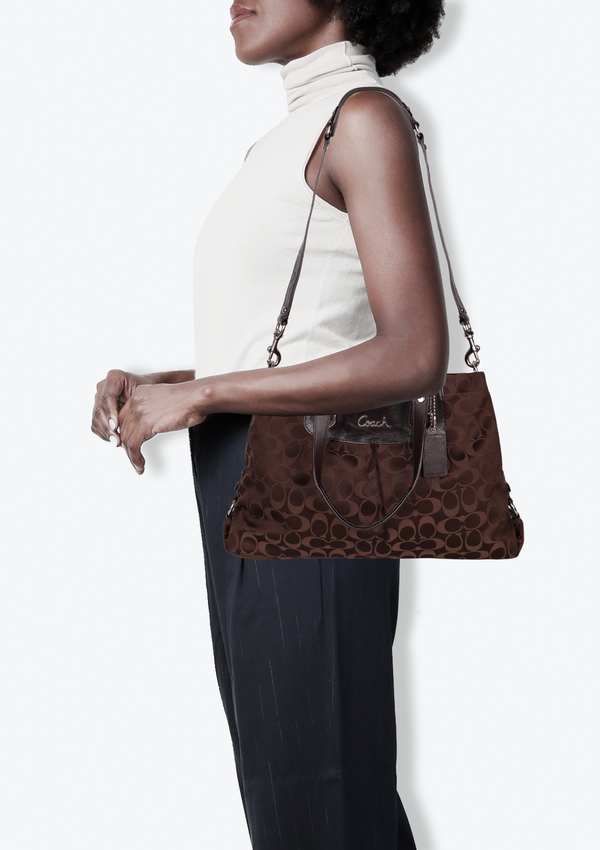 SIGNATURE ASHLEY SATCHEL BAG