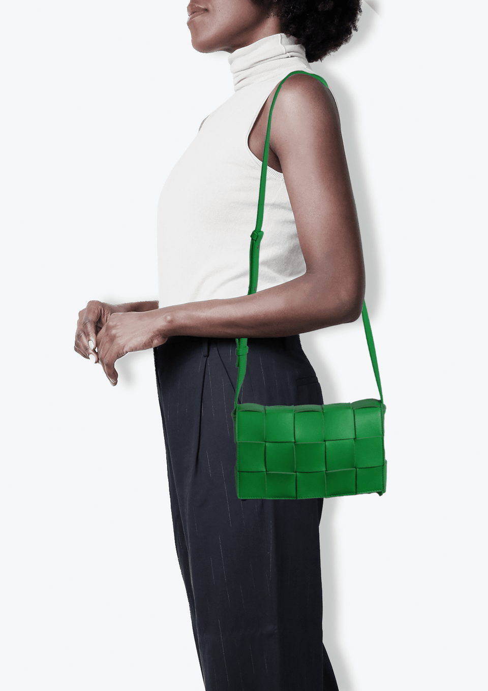 BOLSA BOTTEGA VENETA CASSETTE BAG VERDE ORIGINAL – Gringa