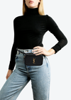 CROCODILE EMBOSSED LOU CAMERA BAG