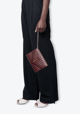 CASSANDRE MATELASSÉ FLAP POUCH