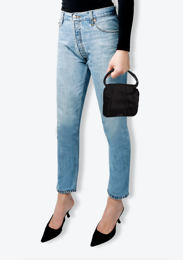 SATIN POCHON MINI BAG