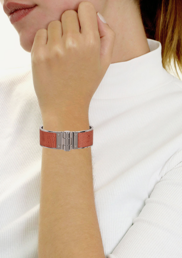 LIZARD HINGED BRACELET GM