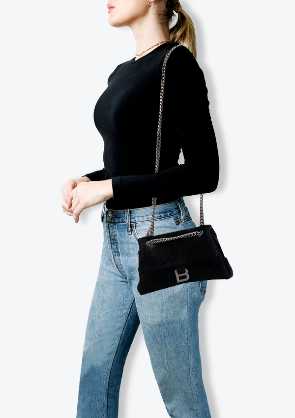 SMALL VELVET CRUSH BAG