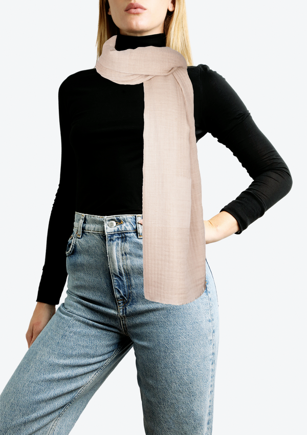 CASHMERE FRINGE SHAWL