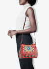 MEDIUM PRINTED MISS SICILY BAG