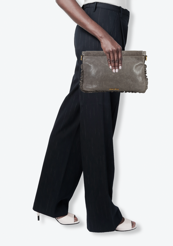 LEATHER CLUTCH BAG