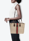 CANVAS FOLDABLE WEB TOTE