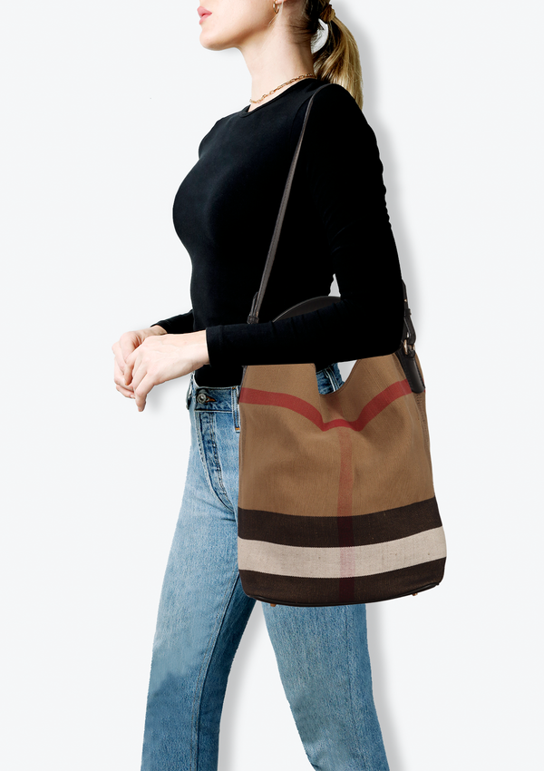 CHECK CANVAS ASHBY HOBO